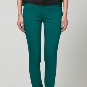 Jolt Rhinestone accented straight leg blue jeans